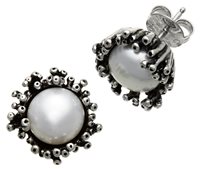 Orecchini Giovanni Raspini Donna Anemone in Argento Perla 10568 - 10568